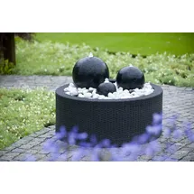 outside living - ubbink Beckenmrandung DecoWall Wicker II anthrazit