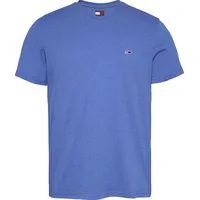 Tommy Jeans Herren T-Shirt Kurzarm Tee Rundhalsausschnitt, Blau (Tempo