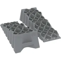 Fiamma Level Up Premium Auffahrkeile 2er-Set Grau