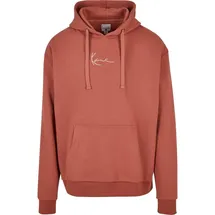 Karl Kani Small Signature Hoodie in Braun, Größe S