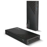 Lindy 150m Cat.6 Displayport &USB KVM HDBaseT Ext IR/RS232, KVM Switch, Schwarz