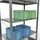 Schulte Lagertechnik Grundregal Holz/Stahl/Zink 200 x 100 x 60 cm grau 5 Fachböden