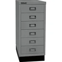 BISLEY MultiDrawer Schubladenschrank 27,9 x 38,0 x 67,0 cm silber