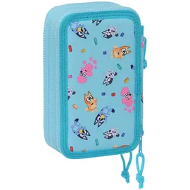 Safta Bluey Triple 36 Units Filled Pencil Case One Size