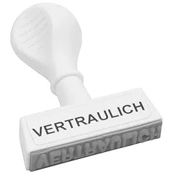 WEDO 19326, Traditionell, Nachrichten-Stempel, Kunststoff, Weiß, Kunststoff, 450