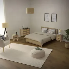 ML-Design Sideboard 100 x 77 x 40 cm Beige