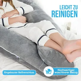 Avalo Schwangerschaftskissen 5XL 330 cm Grau
