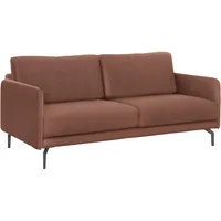 3-Sitzer CREATION BY ROLF BENZ "CR.450, Designsofa, edles Sofa, Loungesofa, Ledersofa, klares Design" Sofas Gr. B/H/T: 190cm x 85cm x 95cm, Leder OSKAR, braun (signalbraun 534-44) Armlehne sehr schmal, Breite 190 cm, Alugussfuß Umbragrau