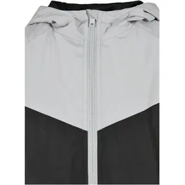 URBAN CLASSICS Boys 2-Tone Tech Windrunner Asphalt/Black 134-140