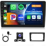 Hodozzy 2G 64G Android Autoradio für Opel Astra H/Zafira B/Corse C D 2000-2015 Wireless Carplay Android Auto,9 Zoll Touchscreen mit Bluetooth Navi Mirrorlink WiFi FM RDS HiFi 2 Din Autoradio