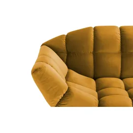 Switch Einzelsofa aus Mikrofaser Gappa ¦ gold ¦ Maße (cm): B: 222 H: 82 T: 94.0