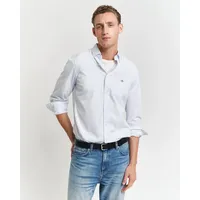 GANT Reg Stripe Langarmhemd Light Blue M
