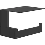 GESSI Rettangolo WC-Papierrollenhalter Wandmontage, - Schwarz matt