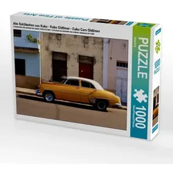 Alte Schätzchen aus Kuba - Kuba Oldtimer - Cuba Cars Oldtimer (Puzzle)