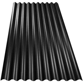 Gutta Wellplatte Shelltec Sinus 95/34 200 x 95 cm 4 mm schwarz