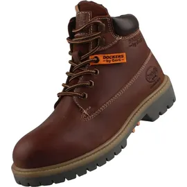 Dockers by Gerli Damen Combat Boots, Frauen Stiefeletten,warm gefüttert,uebergangsschuhe,uebergangsstiefel,schnürstiefel,Desert,42 EU - 42
