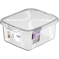 Rotho Aufbewahrungsbox Lona, 2L, mit Deckel, Kunststoff, 20 x 17 x 9cm