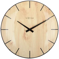 Wanduhr NEXTIME - braun