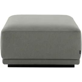 Musterring Hocker MUSTERRING, turtle, B:80cm H:41cm T:80cm, 94% Polyester, 6% Nylon, Hocker, Hocker, mit Wellenunterfederung & HR-Kaltschaum, Holzrahmen in Schwarz