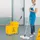 Homcom Reinigungswagen 20 Liter Gelb