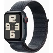 Apple Watch SE 2024 GPS + Cellular 44 mm Aluminiumgehäuse Mitternacht, Sport Loop Tinte