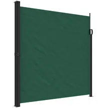 vidaXL Seitenmarkise 200 x 500 cm Dunkelgrün Polyester