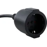 REV Ritter REV Schutzkontaktverlängerung mit usb-a Buchse, 3 m, schwarz
