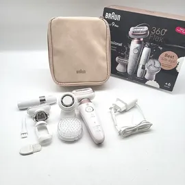 Braun Silk·épil 9 Flex 9-011 3D Wet & Dry weiß/rosegold