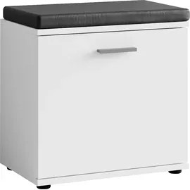 byLIVING Sitzbank Jakob schwarz/weiß 48,5 x 49 x 30 cm