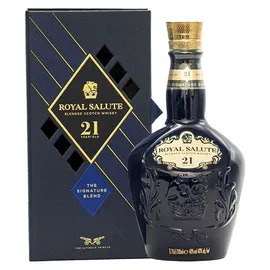 Chivas Regal 21 Years Old Royal Salute Blended Scotch 40% vol 0,7 l Geschenkbox