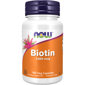 NOW Foods Biotin 1000 mcg 100 Kapseln