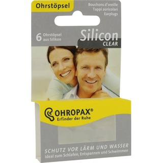 Ohropax Silicon Clear 6 St