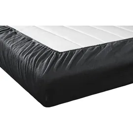 Setex Spannbettlaken Feinbiber 180 x 200 cm grau