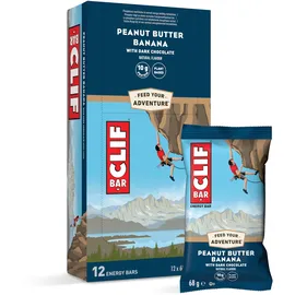 Clif Bar Peanut Butter Banana with Dark Chocolate Riegel 12 x 68 g
