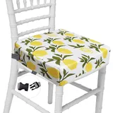 Taeku Sitzerhöhung Stuhl, Cartoon Tragbares Boostersitze mit 2 Sicherheits Schnalle Waschbar Sitzerhöhung für Esstisch (Zitrone Gelb)