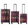 Franky T27-F Koffer-Set 3-tlg. multicolor/black