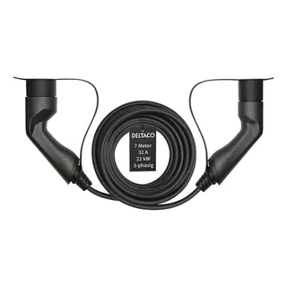 deltaco E-Auto Ladekabel Typ 2 7 m
