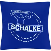 Multifanshop Kissenbezug - Schalke - Meine Fankurve - Druck