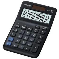 Casio MS-20F Taschenrechner Desktop Einfacher Taschenrechner Schwarz