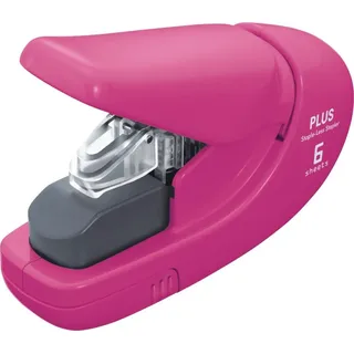 Plus Japan Klammerloses Heftgerät pink