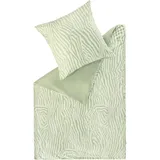 Esprit Salmlo Gestreift Grün 135 x 200 cm + 80 x 80 cm