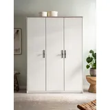 Home Affaire Drehtürenschrank LiLLE 138 x 193 x 51 cm Weiß