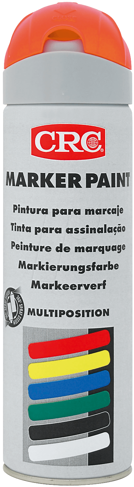 KONTAKT 03108 - Markierfarbe, Marker Paint, 500 ml, Spraydose, Leucht-Orange