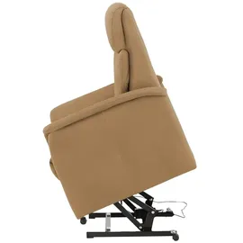 Nils Olsen Fernsehsessel Agda Mikrofaser 87 x 106 x 85 cm Beige elektrisch