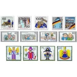 Briefmarken-Jahrgangssatz Deutschland 1990, postfrisch