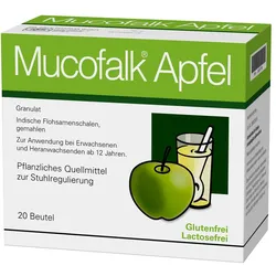 Mucofalk Apfel Granulat Beutel 20 St