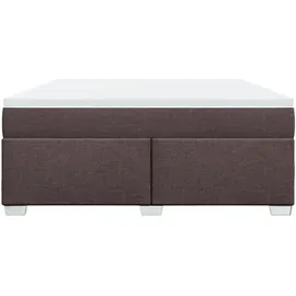 vidaXL Boxspringbett 180 x 200 cm Dunkelbraun