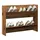 vidaXL Wand-Schuhregal 80 x 18 x 60 cm braun / Altholz-Optik