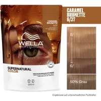 Wella Supernatural Color 6/37 caramel brunette 120 g