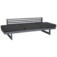 Stern Holly Gartensofa  Aluminium inklusive Kissen Dunkelgrau